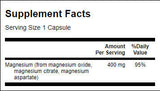 Complex triplu de magneziu 400 mg - 300 capsule