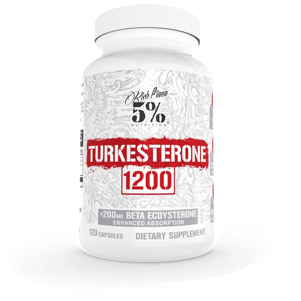 Turkesterone 1200 | cu Beta-Ecdysterone &amp; AstraGin - 120 capsule