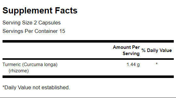 Turmeric 720 mg - 30 capsule