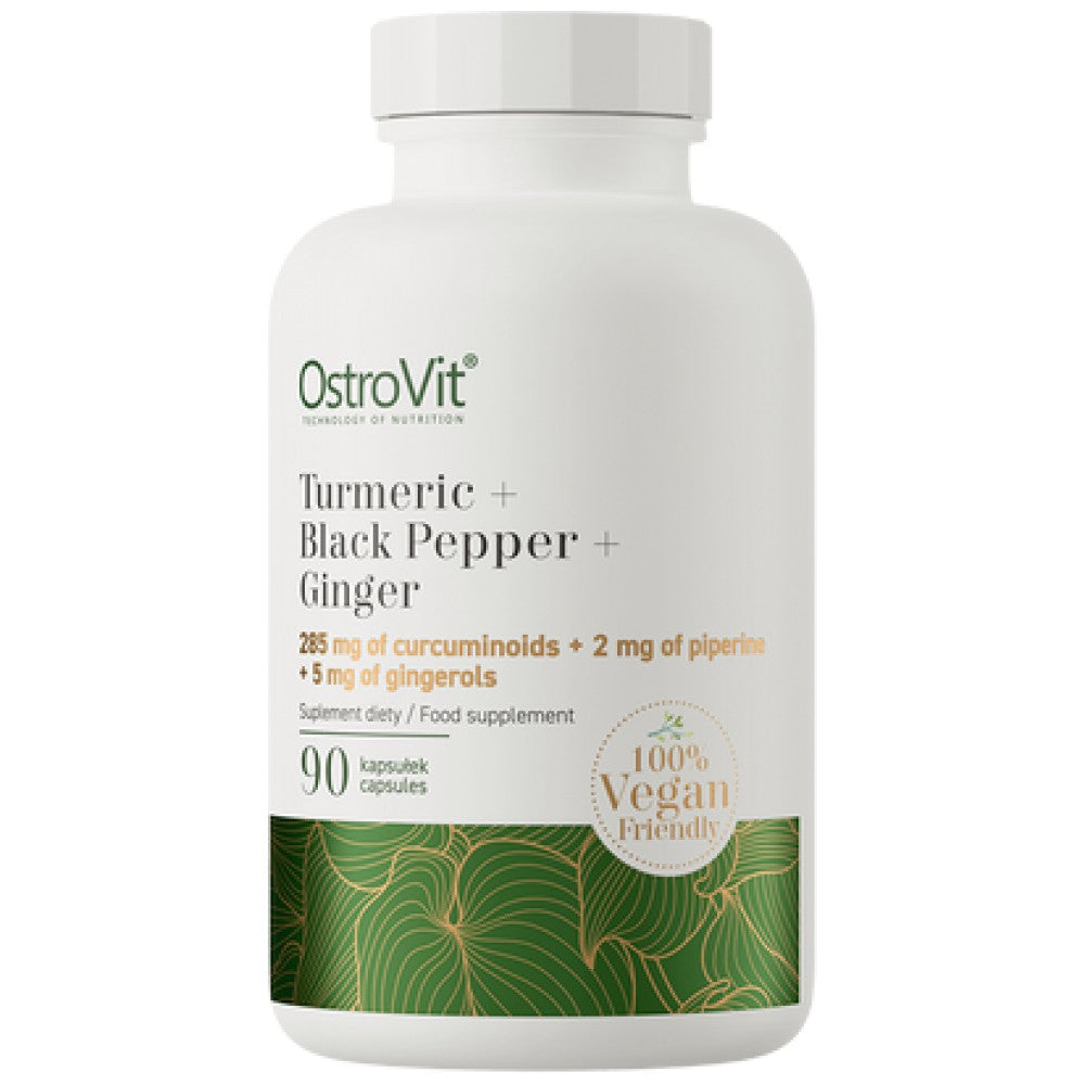 Turmeric + Piper Negru + Ghimbir 90 capsule