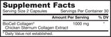 Complex de colagen tip II 500 mg - 60 capsule