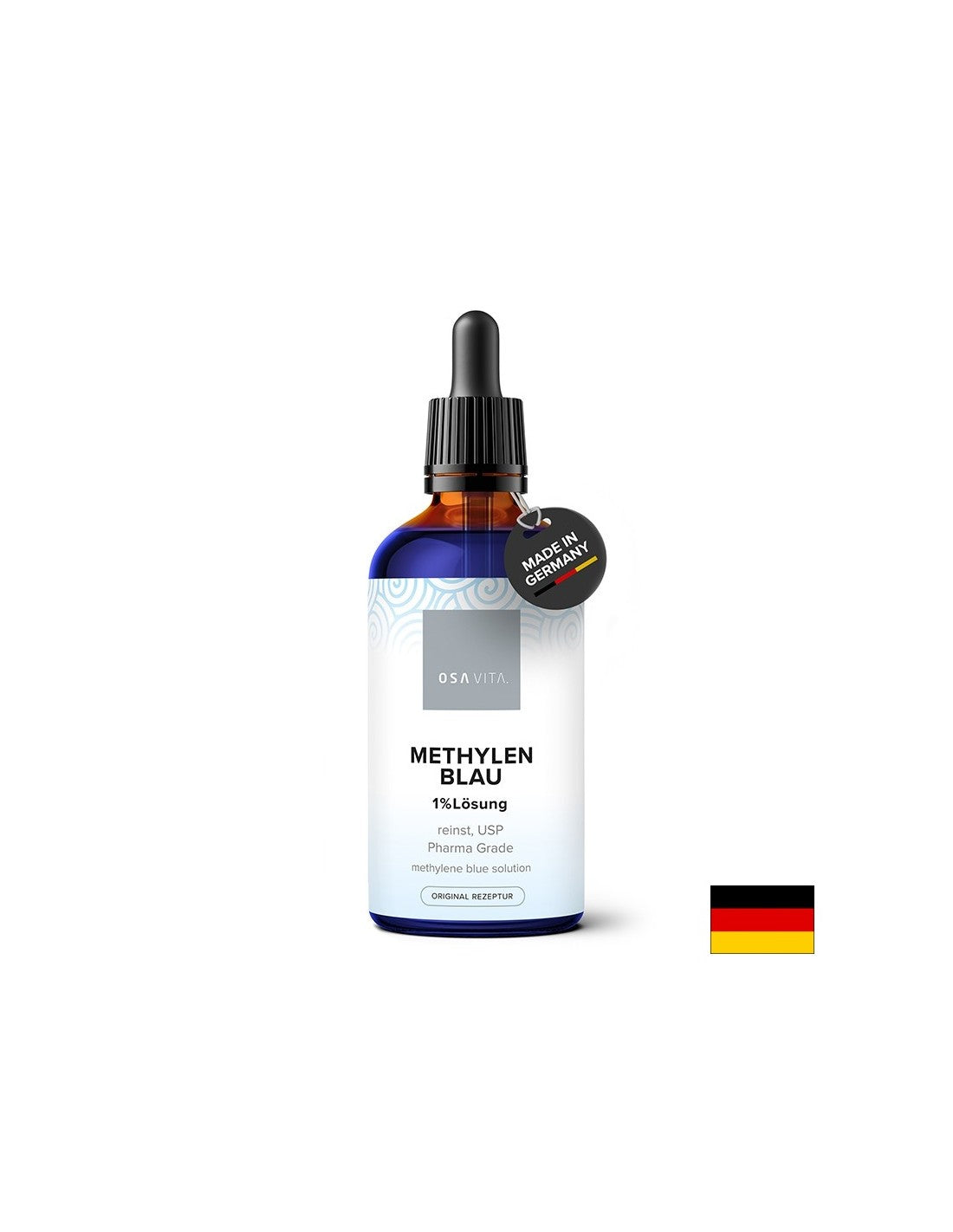 Albastru de metilen - USP/Calitate farmaceutică, soluție 1%, 100 ml