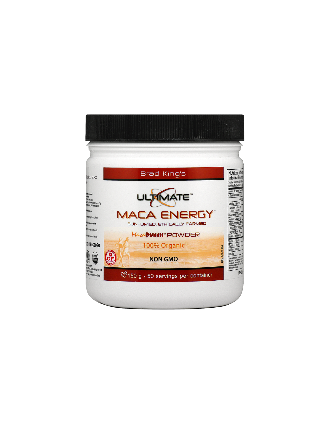 Ultimate® Maca Energy Organic/ Maca 150 g pulbere x 50 doze Natural Factors