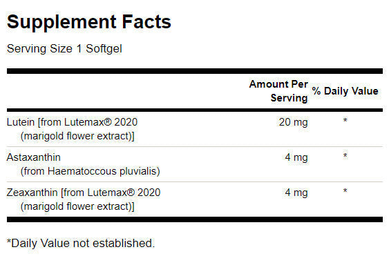 Ultimate Antioxidant Ocular 28 mg - 30 capsule moi