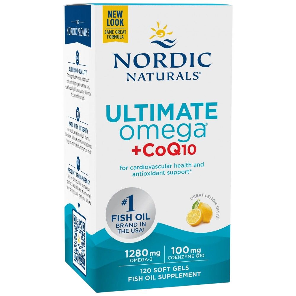 Ultimate Omega 1280 mg + CoQ10 - 120 capsule de gel