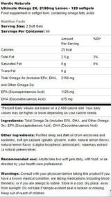 Ultimate Omega 2X 2150 mg - 180 capsule moi