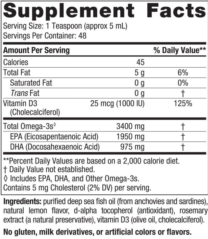 Ultimate Omega Xtra | Cu Vitamina D3 - 237 ml