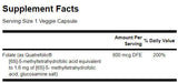 Ultra Folate 800 mcg - 30 capsule