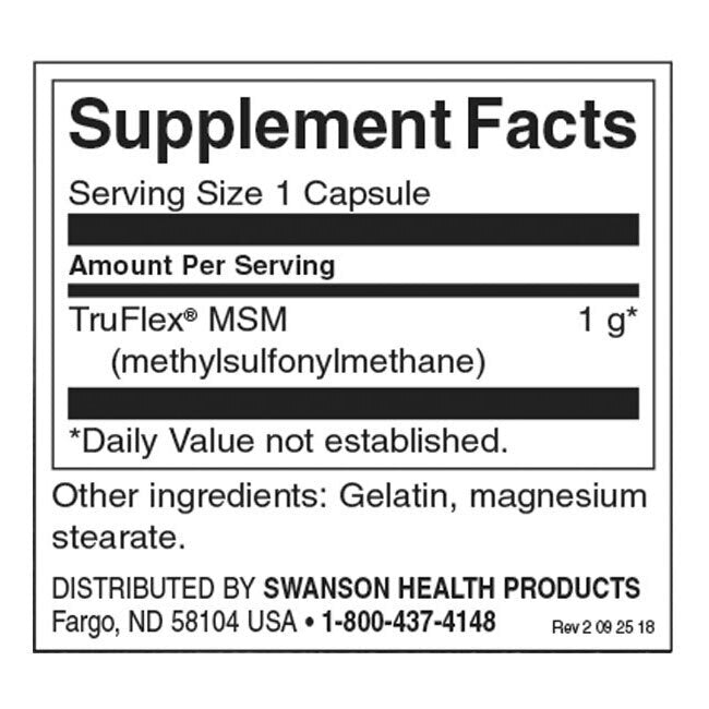 Ultra MSM 1000 mg - 240 capsule