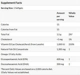 Ultra Omega 3-D cu Vitamina D-3 - 90 capsule de gel