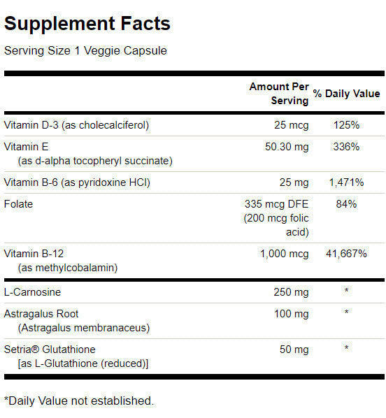 Ultra Telomere Advantage - 60 capsule