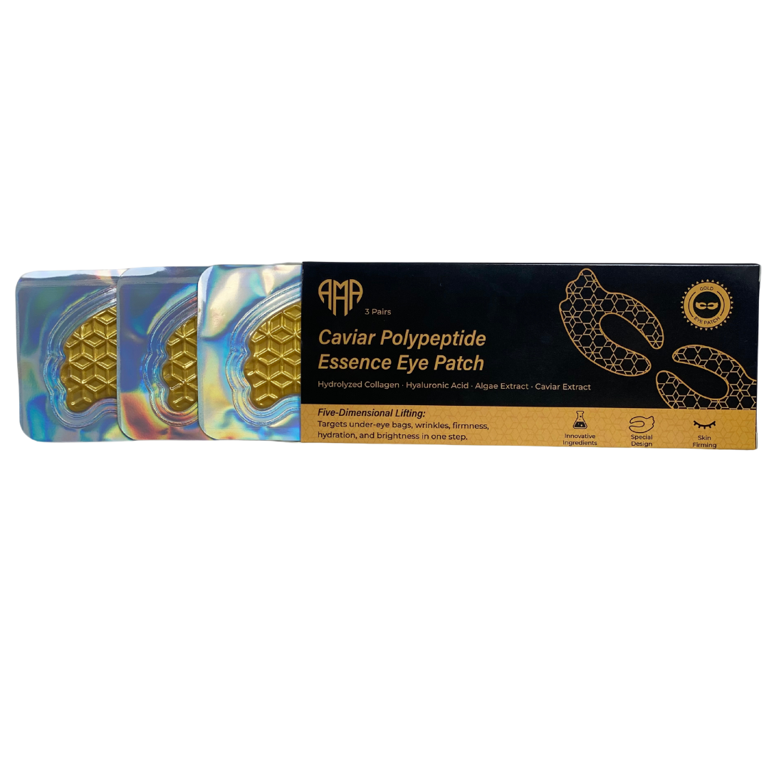 Caviar Polypeptide Essence Essence Patch - Colagen intensiv și îngrijire de hidratare (3 PC -uri)