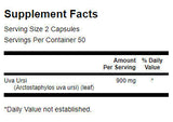 Uva Ursi Leaf 450 mg - 100 capsule