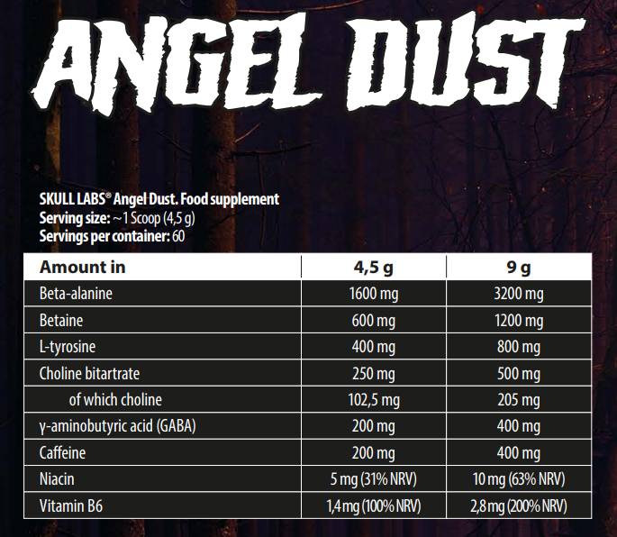 Angel Dust Pre-Workoout / Next-Gen Energizer - 270 grame