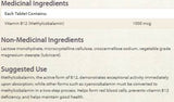 B12 Methylcobalamin 1000 mcg - 210 comprimate sublinguale