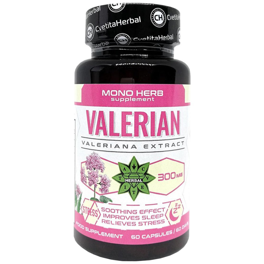 Valeriană 300 mg - 60 capsule