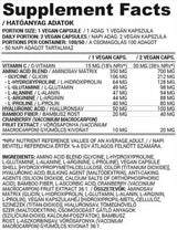 Suport Vegan Colagen / cu Acid Hialuronic și Aminoacizi - 100 capsule