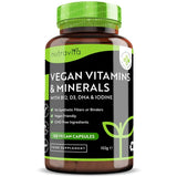 Vegan Essential Multivitamin /120 capsule, 120 zile/ Nutravita