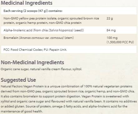 Factori proteici vegani 340 de grame