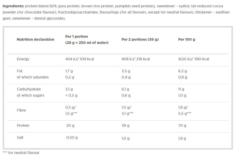 Veggie Protein Complex / Vegan - 500 grame