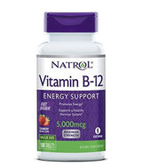 Vitamina B-12 5000 mcg dizolvare rapidă / 100 tablete.