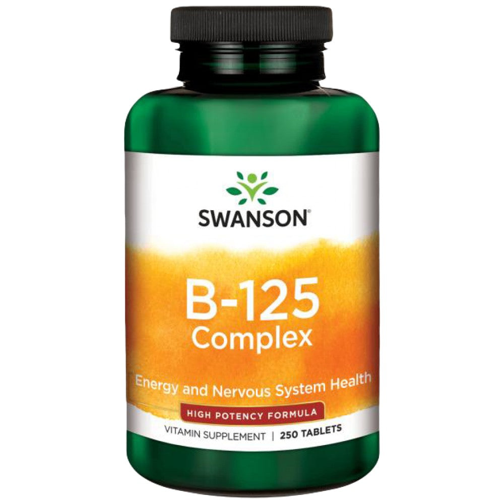 Complex de vitamina B-125 - Potenta mare 250 capsule