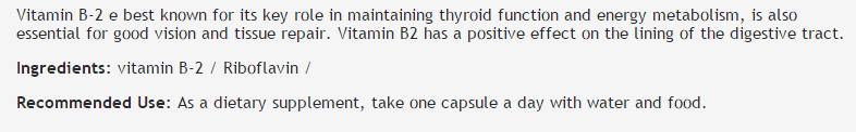Vitamina B-2 16 mg - 100 capsule
