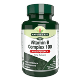 Complex de vitamina B (Complex de vitamina B 100) 60 de tablete cu eliberare lenta NaturesAid