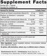 Complex de vitamina B - 45 capsule