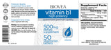Vitamina B1 (Potență ridicată) 500 mg / 50 Tablete