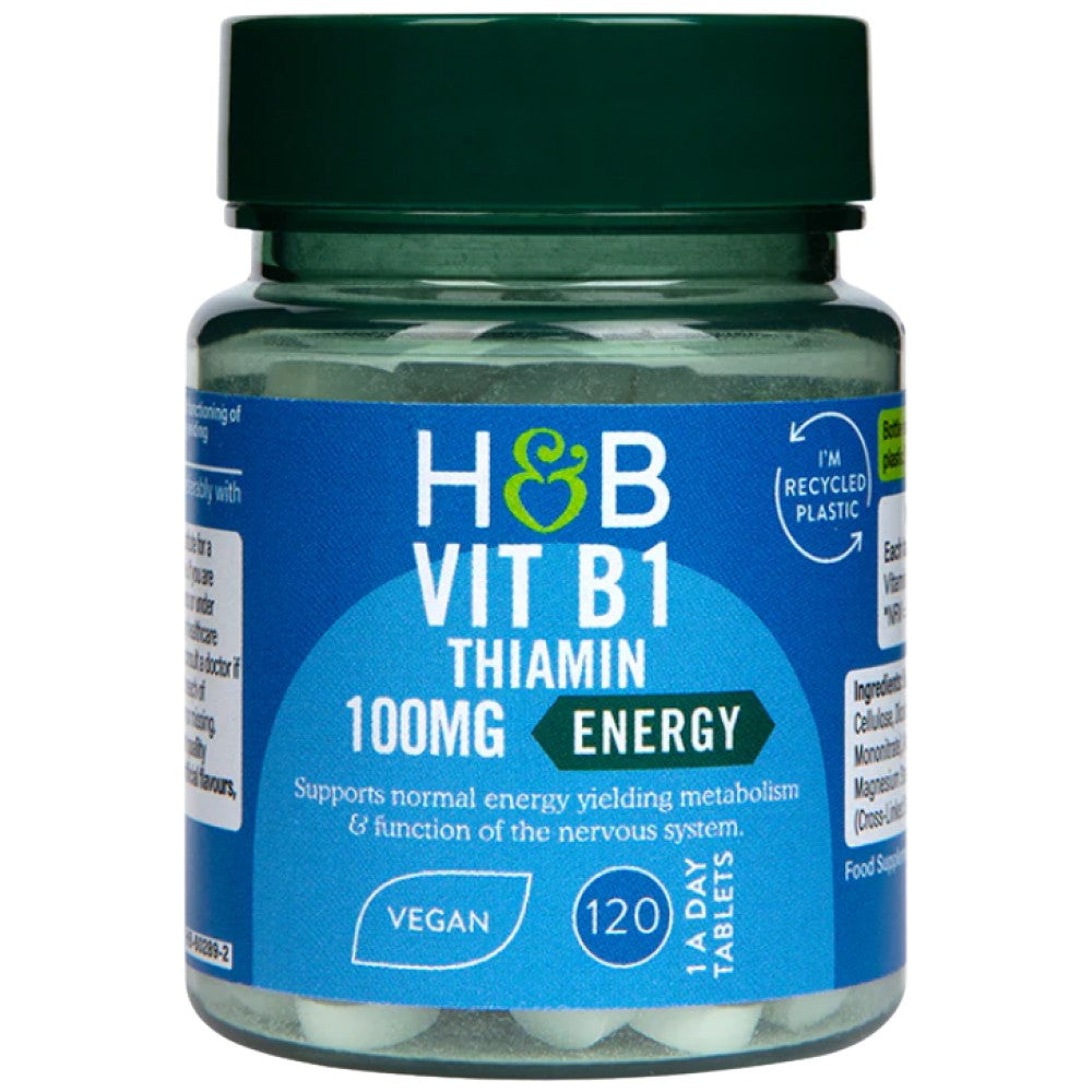Vitamina B1 | Tiamina 100 mg - 120 comprimate