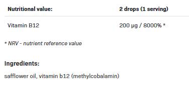 Picături de metil vitamina B12 - 30 ml