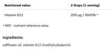 Picături de metil vitamina B12 - 30 ml