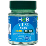 Vitamina B3 | Niacină 100 mg - 120 tablete