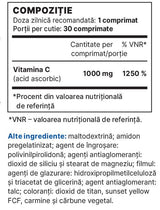 Vitamina C 1000 mg - 30 tablete