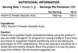 Pulbere de vitamina C - 200 de grame