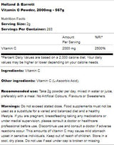 Pulbere de vitamina C - 567 grame
