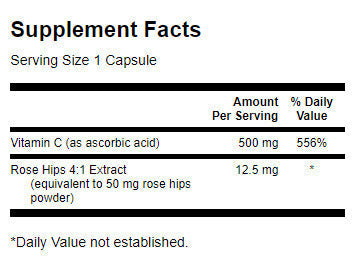 Vitamina C cu macese 500 mg - 100 capsule