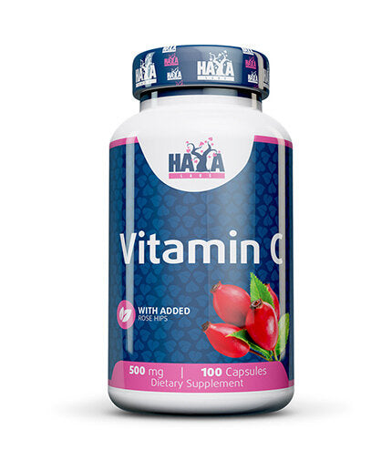 Vitamina C cu macese 500 mg / 100 capsule.