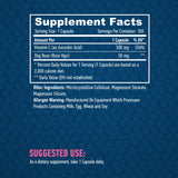 Vitamina C cu macese 500 mg / 100 capsule.