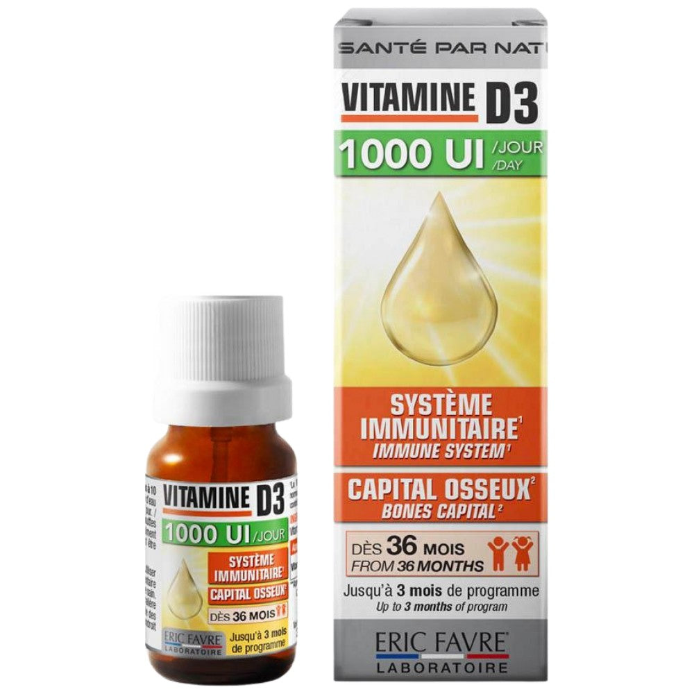 Vitamina D3 lichid | 200 UI pe picătură - 20 ml