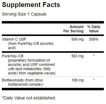 PureWay-C 500 mg cu bioflavonoide 90 capsule