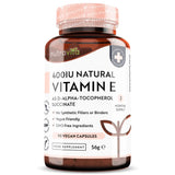 Vitamina E naturala 400UI 90 Vcaps