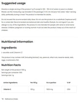 Pudră 100% vitamina C - 500 grame