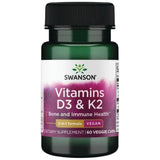 Vitamine D3 și K2 60 capsule