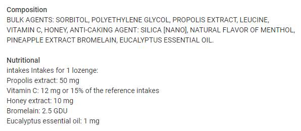 Vitaprolis® | Pastile pentru gat cu Propolis 20 Bomboane