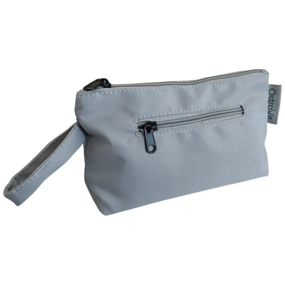 Geanta de machiaj impermeabila | Geantă de toaletă impermeabilă - Gri 25 x 12 cm
