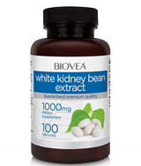 Extract de fasole albă 1000 mg / 100 capsule