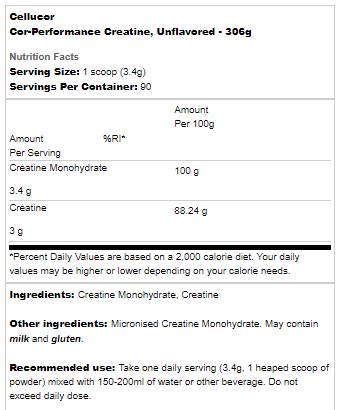 COR Performance CREATINE - 306 grame