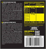 Vitamina C 1000 mg + Bioflavonoide | cu Echinaceea + Zinc - 120 Tablete